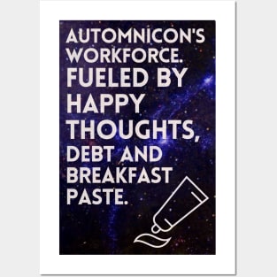 Automnicon's Workforce. Posters and Art